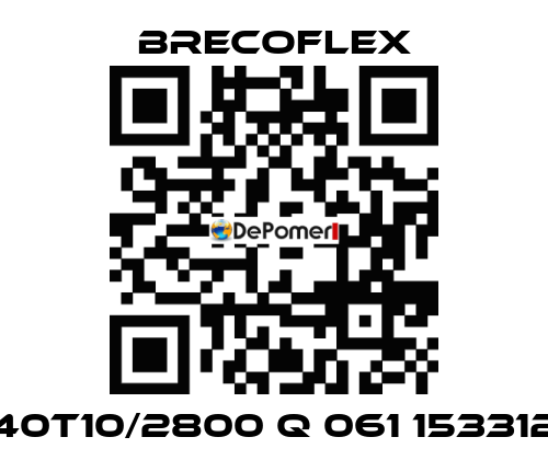 40T10/2800 Q 061 153312 Brecoflex