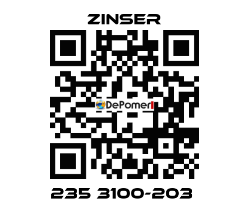 235 3100-203  Zinser