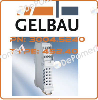 P/N: 3004.5240 Type: 452.40 Gelbau