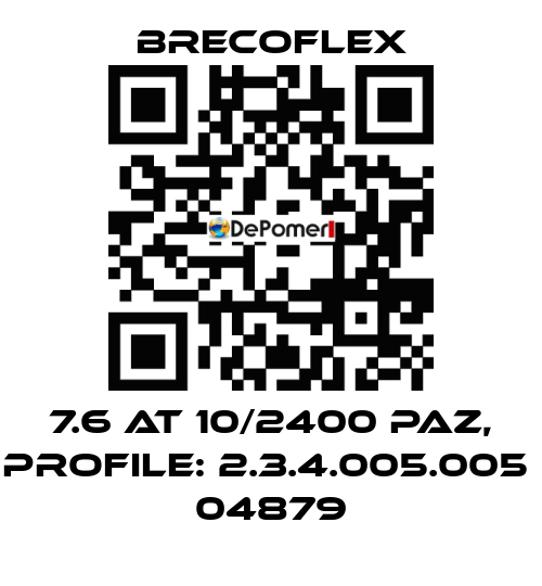 7.6 AT 10/2400 PAZ, PROFILE: 2.3.4.005.005  04879 Brecoflex