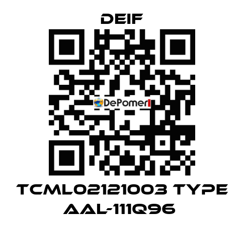 TCML02121003 TYPE AAL-111Q96  Deif