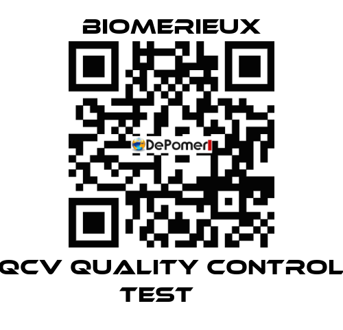 QCV quality control test     Biomerieux