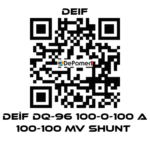 DEİF DQ-96 100-0-100 A 100-100 MV SHUNT  Deif