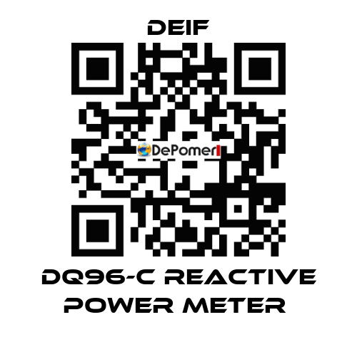 DQ96-C REACTIVE POWER METER  Deif