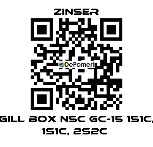 GILL BOX NSC GC-15 1S1C, 1S1C, 2S2C  Zinser