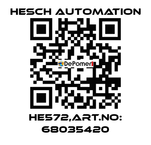 HE572,ART.NO: 68035420 Hesch Automation