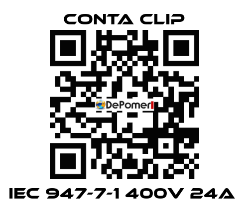 IEC 947-7-1 400V 24A  Conta Clip