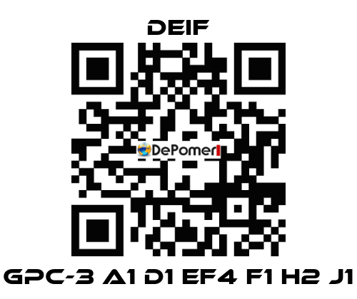 GPC-3 A1 D1 EF4 F1 H2 J1 Deif