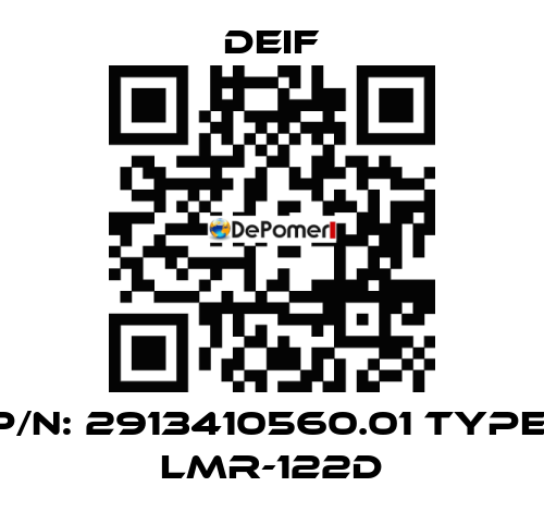 P/N: 2913410560.01 Type: LMR-122D Deif