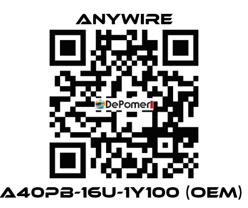  A40PB-16U-1Y100 (OEM)  Anywire