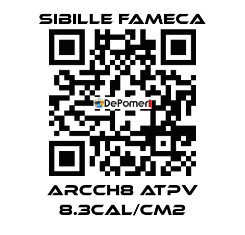 ARCCH8 ATPV 8.3CAL/CM2 Sibille Fameca