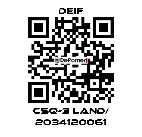 CSQ-3 Land/ 2034120061 Deif