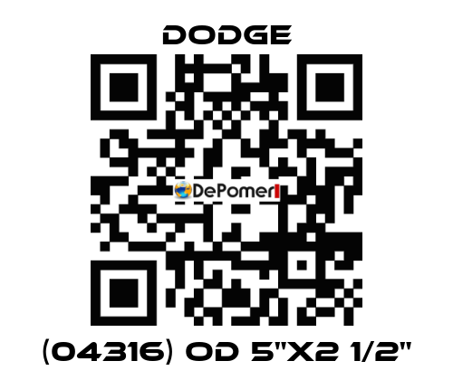 (04316) OD 5"x2 1/2" Dodge