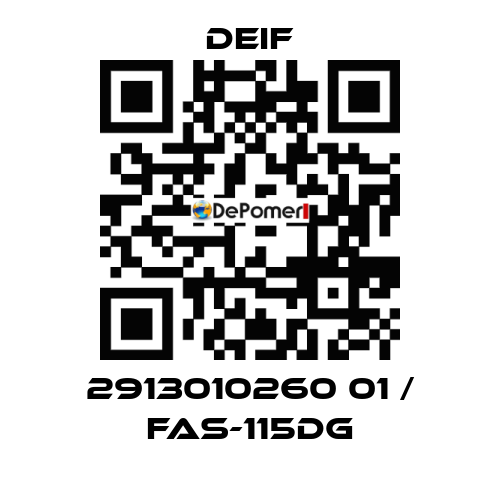 2913010260 01 / FAS-115DG Deif