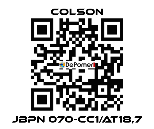 JBPN 070-CC1/AT18,7 Colson