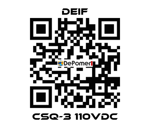 CSQ-3 110VDC Deif