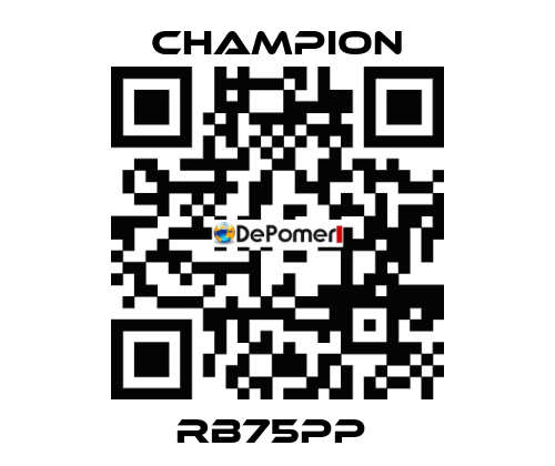 RB75PP  Champion