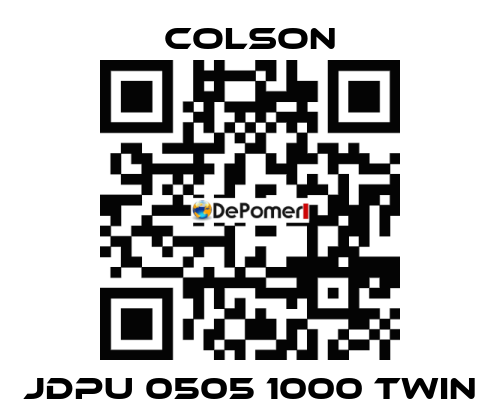 JDPU 0505 1000 TWIN Colson