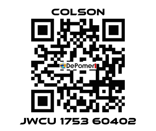 JWCU 1753 60402 Colson