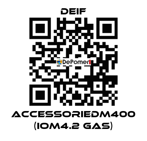 AccessorieDM400 (IOM4.2 GAS) Deif