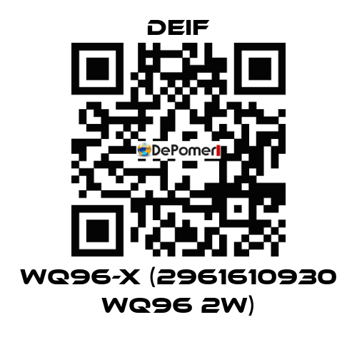 WQ96-x (2961610930 WQ96 2W) Deif