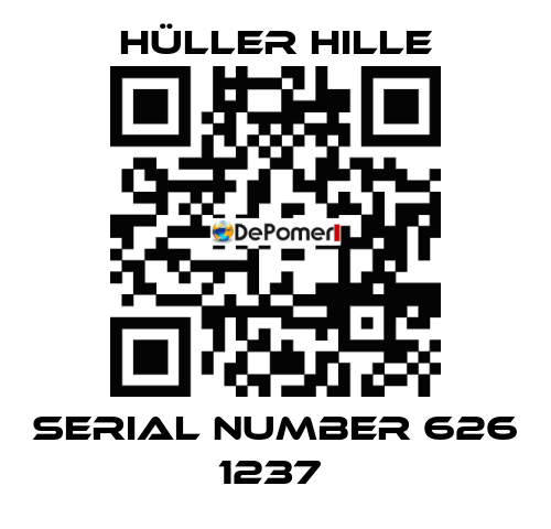 SERIAL NUMBER 626 1237  Hüller Hille