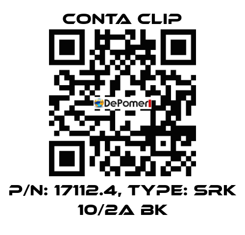 P/N: 17112.4, Type: SRK 10/2A BK Conta Clip