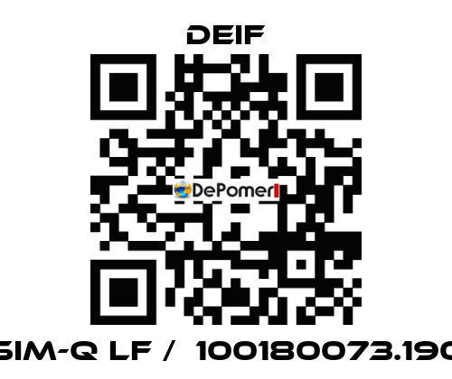 SIM-Q LF /  100180073.190 Deif