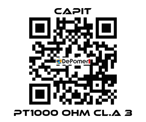 PT1000 OHM CL.A 3 Capit