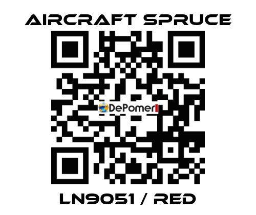 LN9051 / red Aircraft Spruce