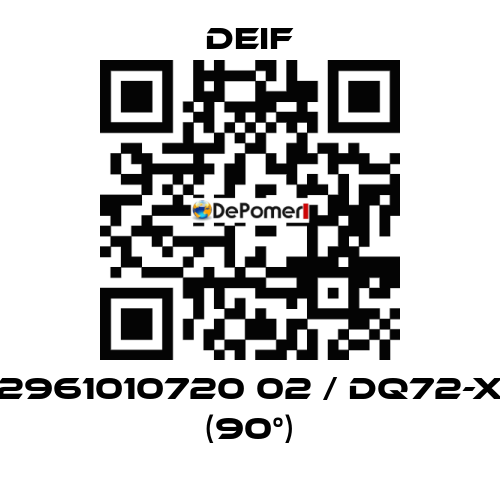 2961010720 02 / DQ72-x (90°) Deif