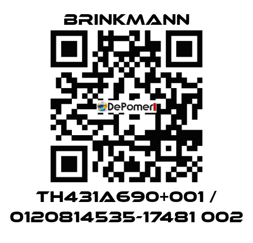 TH431A690+001 / 0120814535-17481 002 Brinkmann