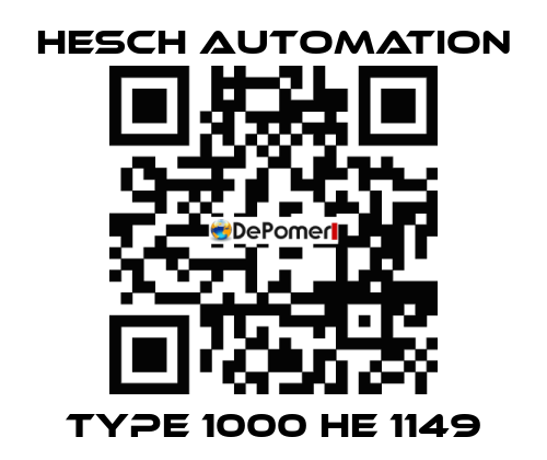 TYPE 1000 HE 1149 Hesch Automation