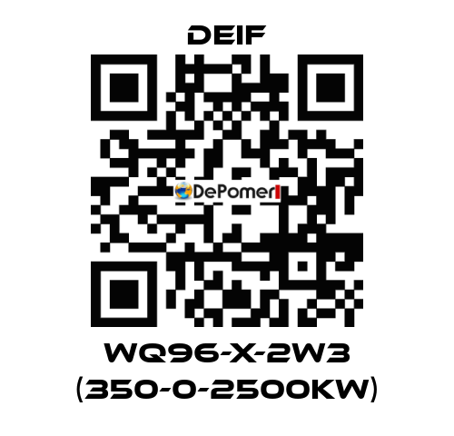 WQ96-X-2W3 (350-0-2500KW) Deif