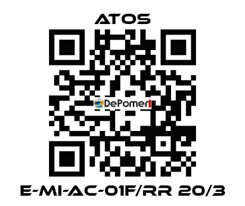 E-MI-AC-01F/RR 20/3 Atos