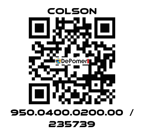 950.0400.0200.00  / 235739 Colson