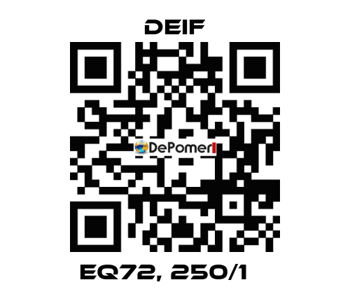 EQ72, 250/1 А Deif