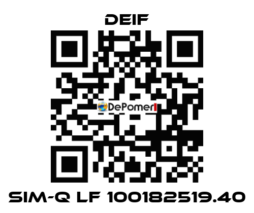 SIM-Q LF 100182519.40 Deif