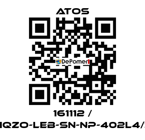 161112 / LIQZO-LEB-SN-NP-402L4/Z Atos