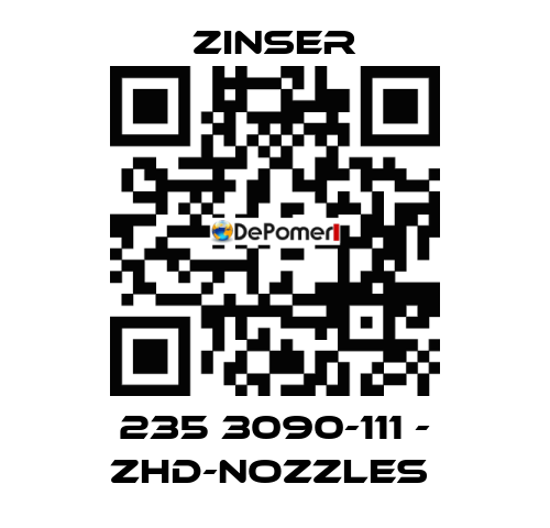 235 3090-111 - ZHD-nozzles  Zinser