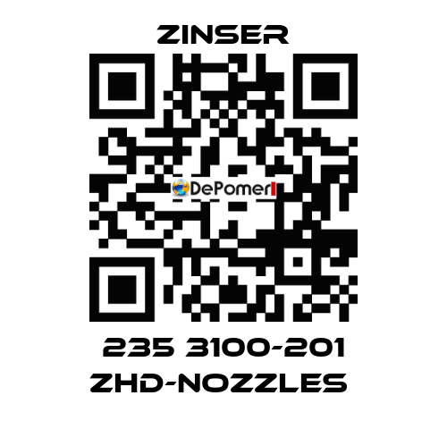 235 3100-201 ZHD-nozzles  Zinser