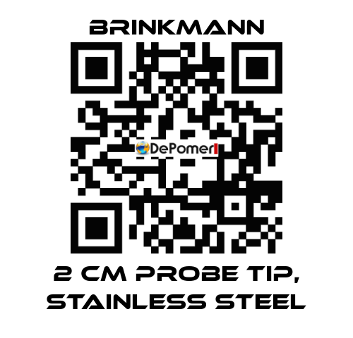 2 CM PROBE TIP, STAINLESS STEEL Brinkmann