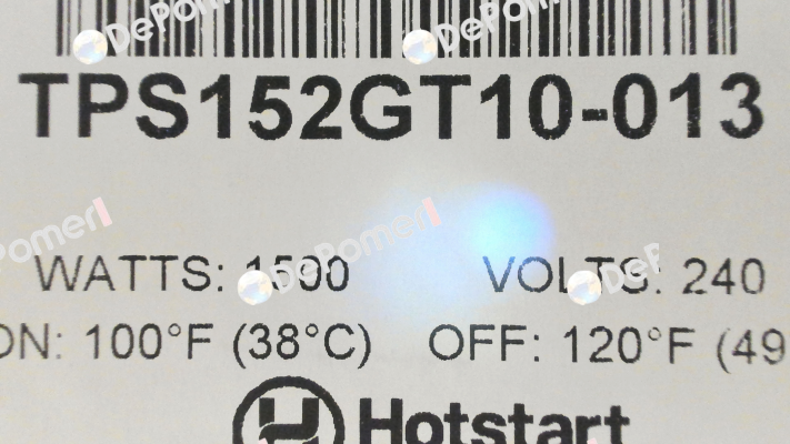 TPS152GT10-013 /  240 V 1500 W Hotstart