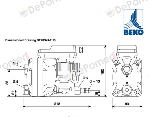 2000021 KA 13A 10A0 Beko