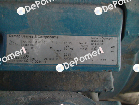 ZBA160 B4 B140 - 71854100 Demag