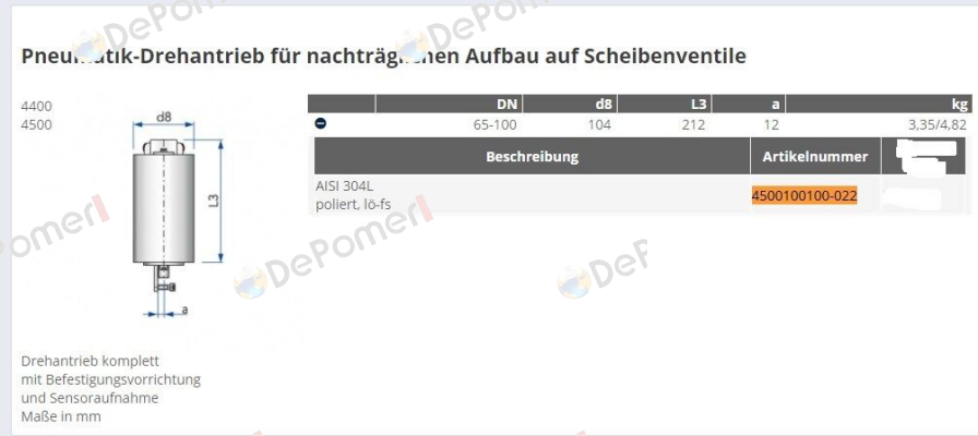 4500100100-022 Kieselmann