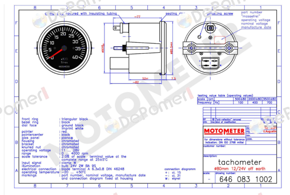 6460831002 Motometer