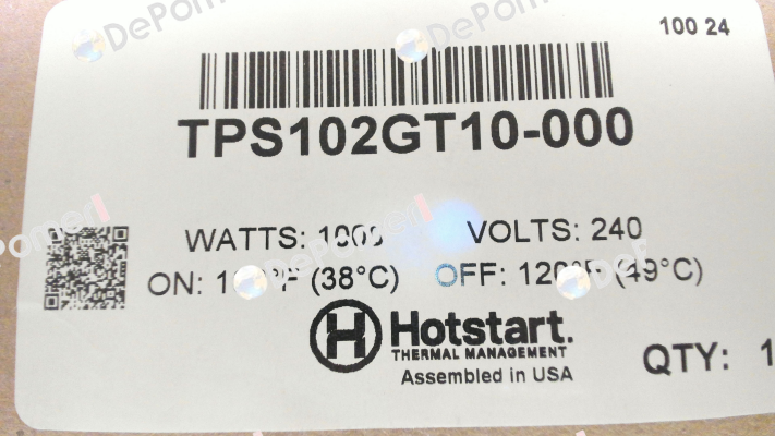 TPS102GT10-000 Hotstart