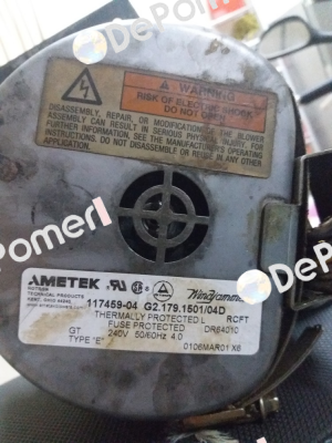 117459-04 G2.179.1501/04D Ametek Windjammer