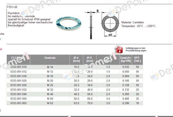 333001032 (1 x 10 pcs.)  Flexa